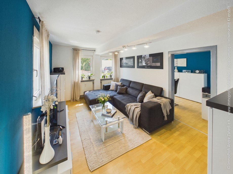 Wohnzimmer im EG Zweifamilienhaus Darmstadt / Eberstadt