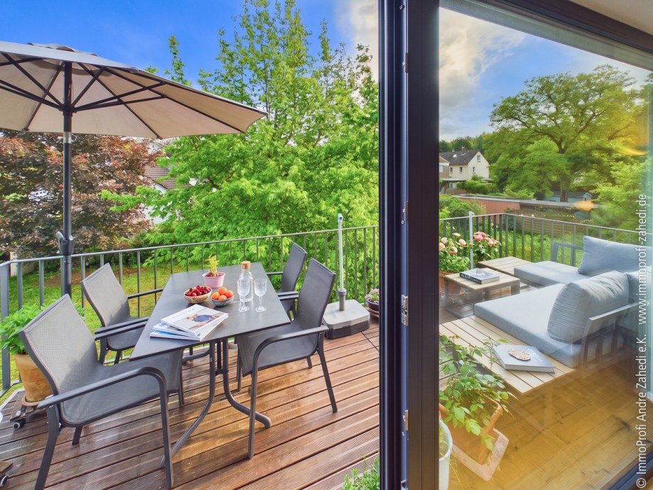 Sonnenbalkon Etagenwohnung Darmstadt