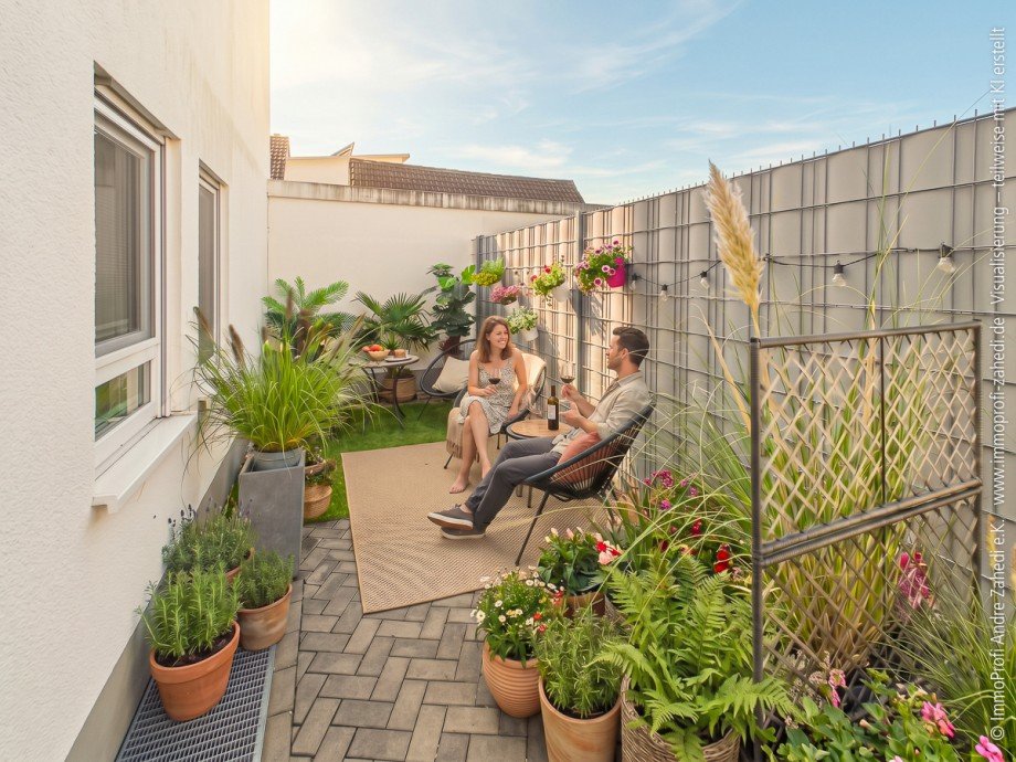 Terrasse Erdgeschosswohnung Pfungstadt