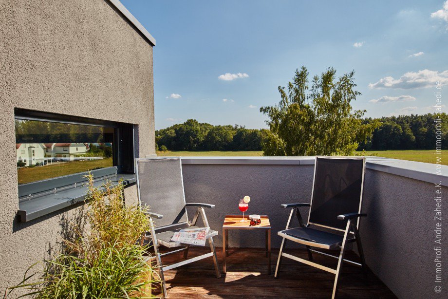 Ganz private Dachterrasse Einfamilienhaus Dieburg