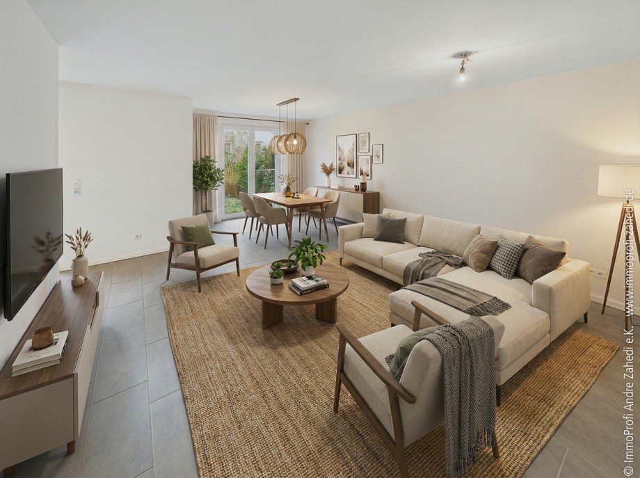 Wohn- und Esszimmer Reiheneckhaus Darmstadt