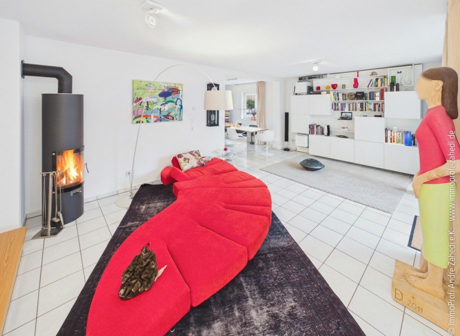 Wohnzimmer Doppelhaush�lfte Weiterstadt / Braunshardt