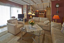 Wohnzimmer Freistehendes Einfamilienhaus mit ELW in M�nster +VERKAUFT+
