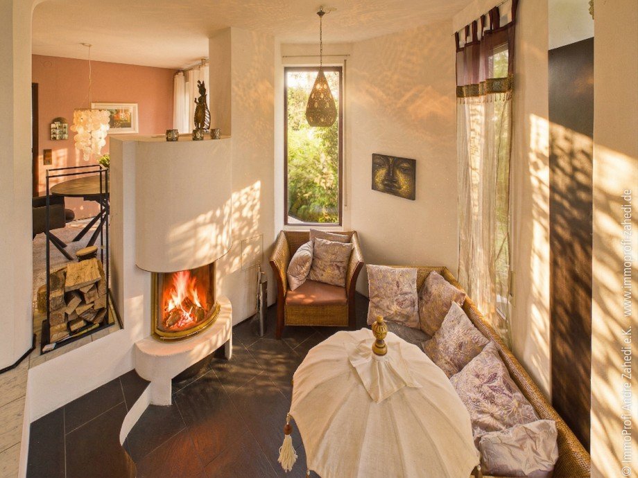 Kaminbereich Doppelhaush�lfte Ro�dorf