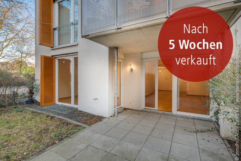 Nach 5 Wochen verkauft Darmstadt Erdgeschosswohnung 3-Zimmer-ETW mit Terrasse in Darmstadt +VERKAUFT+