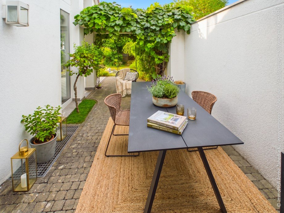 Terrasse 2 Doppelhaush�lfte Dieburg