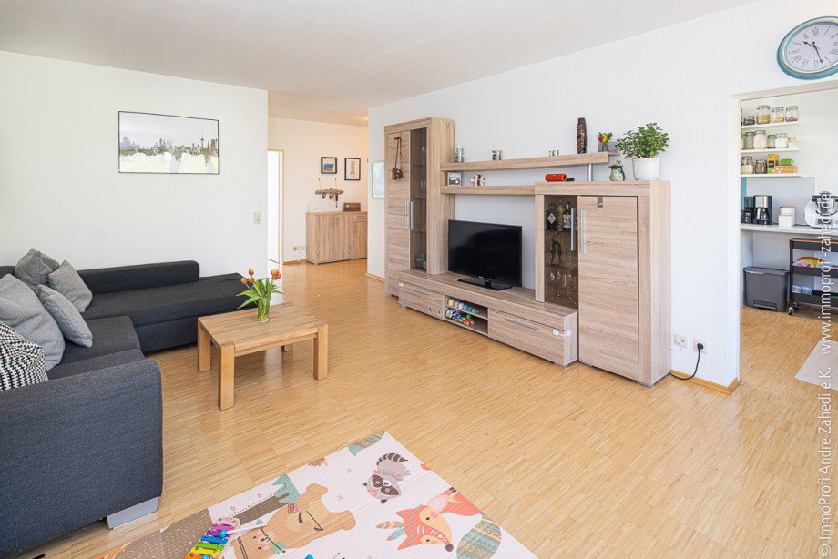 Wohnzimmer Dachgeschosswohnung Darmstadt