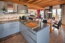 Blick von K�che 3 1/2 Zimmer Penthouse mit Dachterrasse +VERKAUFT+