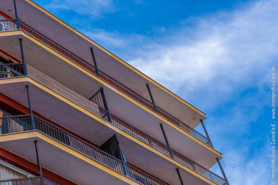 Hausansicht Etagenwohnung Arenal (S') / s'Arenal