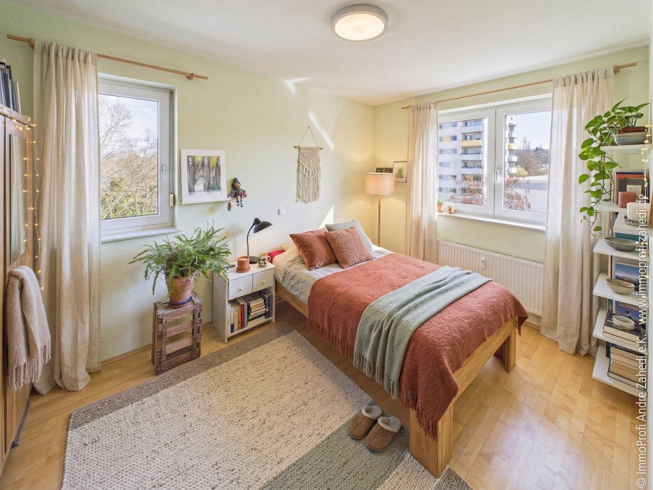 Schlafzimmer Dachgeschosswohnung Darmstadt