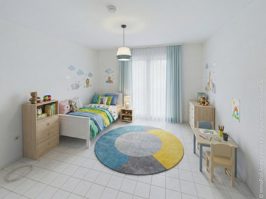 Kinderzimmer im EG Maisonettewohnung M�hltal