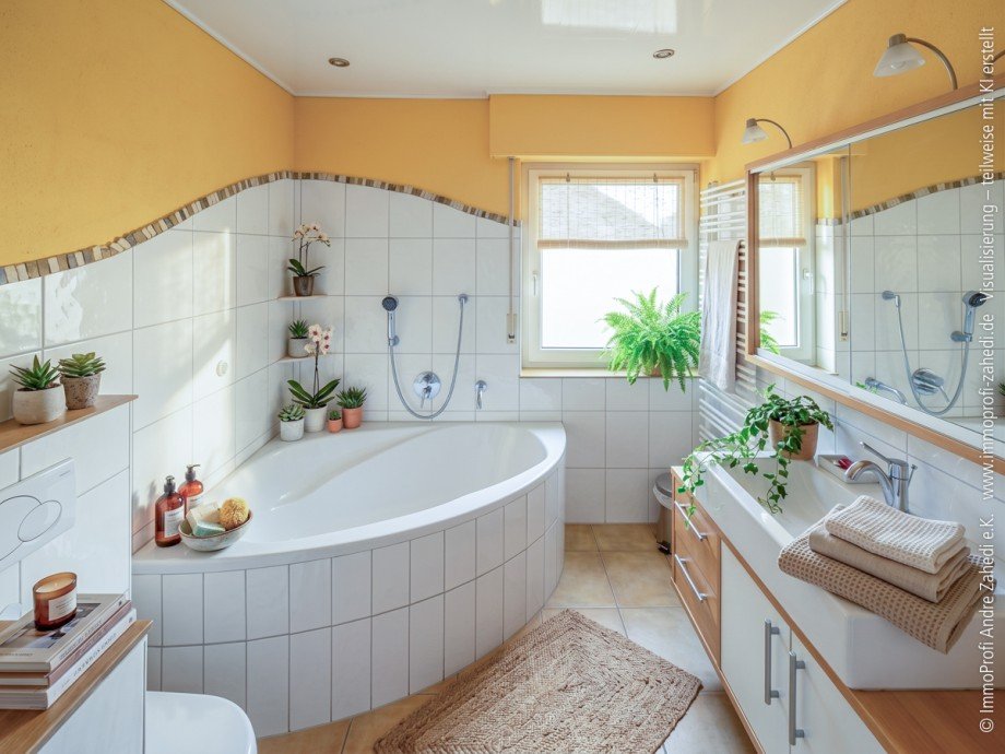 Badezimmer im OG Einfamilienhaus M�hltal / Nieder-Ramstadt