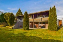 Blick vom Garten Freistehendes Einfamilienhaus mit gro�em Sonnengarten