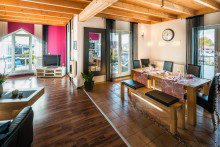 Wohn- und Esszimmer 3 1/2 Zimmer Penthouse mit Dachterrasse +VERKAUFT+