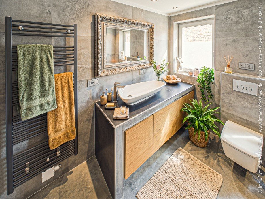 Badezimmer Erdgeschosswohnung Pfungstadt
