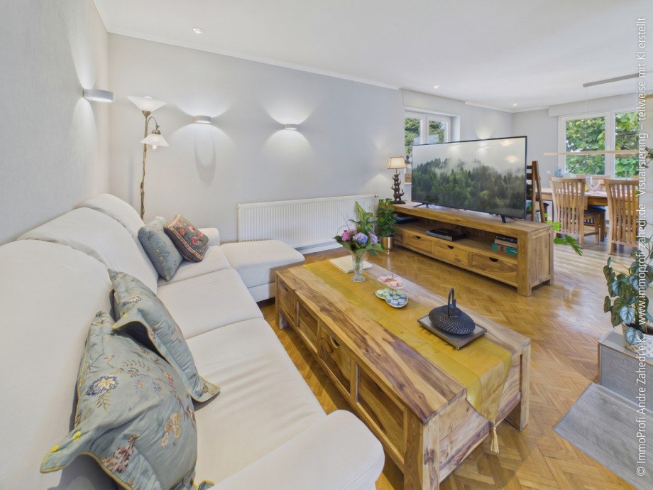 Wohnzimmer Maisonettewohnung Darmstadt