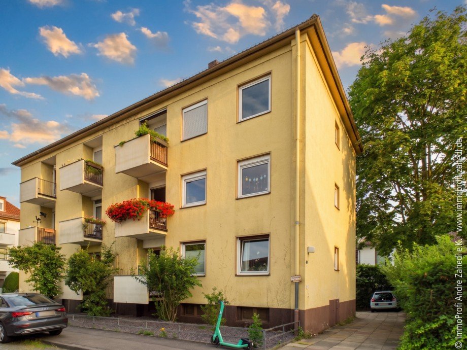 Hausansicht Etagenwohnung Darmstadt