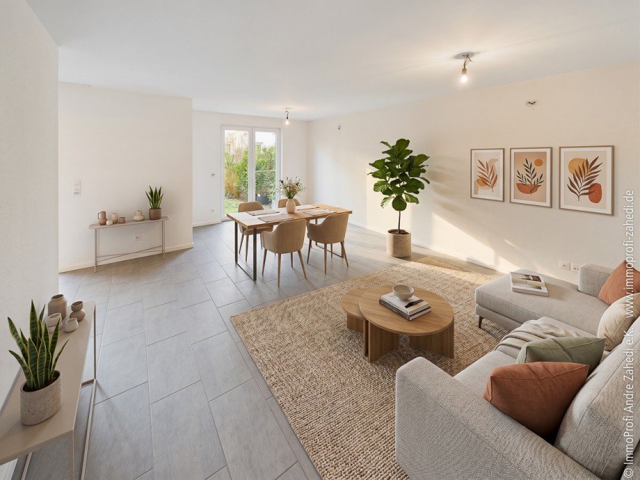 Wohnzimmer Reiheneckhaus Darmstadt-Edelsteinviertel