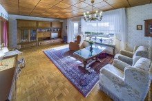 Wohnzimmer Freistehendes Einfamilienhaus mit gro�em Sonnengarten