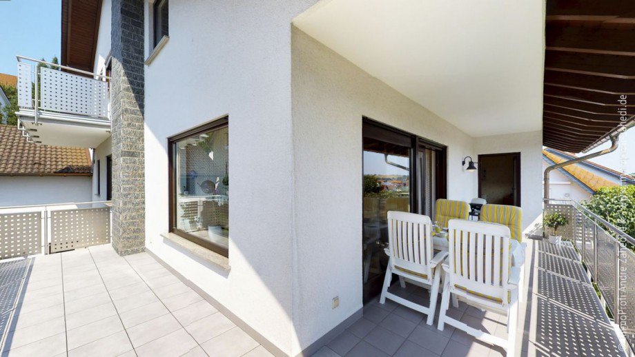 Gro�er Balkon im EG Einfamilienhaus Gro�-Bieberau