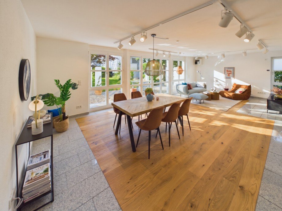 Wohn- und Esszimmer Einfamilienhaus Darmstadt-Eberstadt