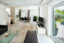 Wohn- und Esszimmer Exklusive Doppelhaush�lfte mit Garage in M�hltal +VERKAUFT+