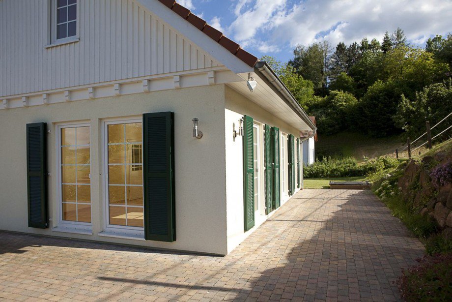 Terrassenansicht Einfamilienhaus M�hltal