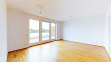 Helles Wohnzimmer 4-Zimmer-Penthouse in Darmstadt-Edelsteinviertel +VERMIETET+