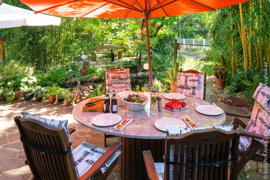 Der Sommer auf der Terrasse Einfamilienhaus Darmstadt