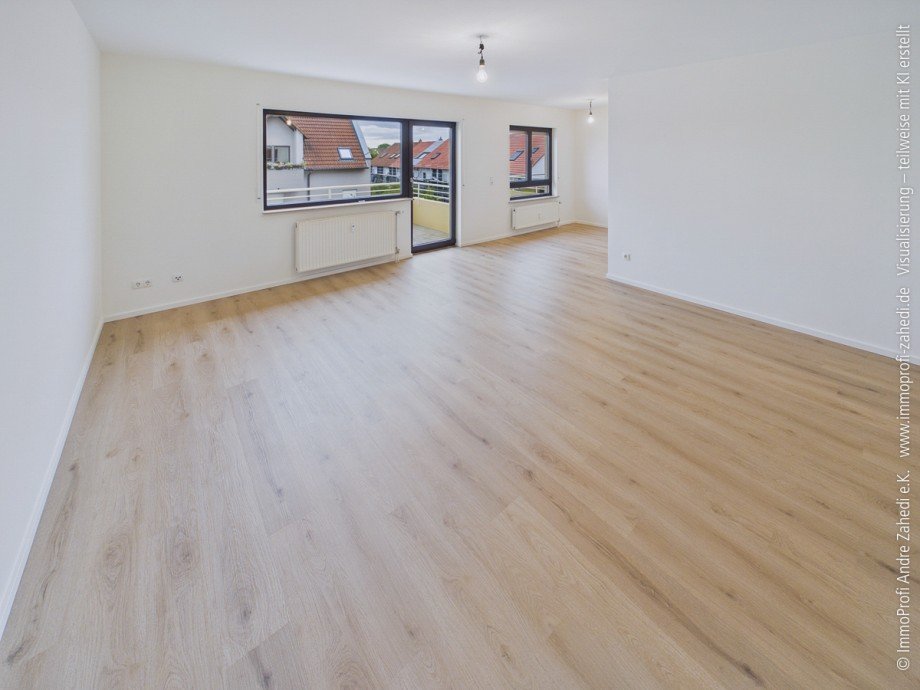 Wohnzimmer Etagenwohnung Pfungstadt