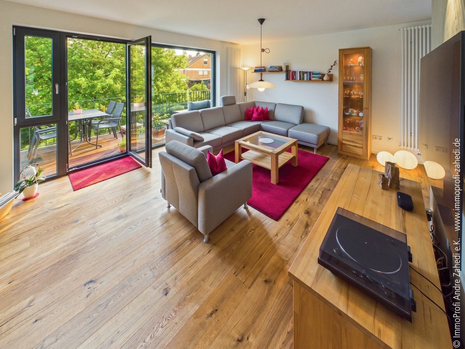 Wohnzimmer Etagenwohnung Darmstadt