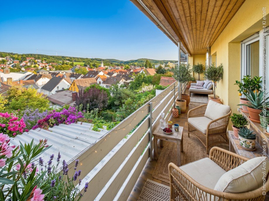 Balkon Einfamilienhaus M�hltal / Nieder-Ramstadt