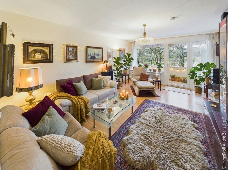 Wohnzimmer Etagenwohnung Darmstadt