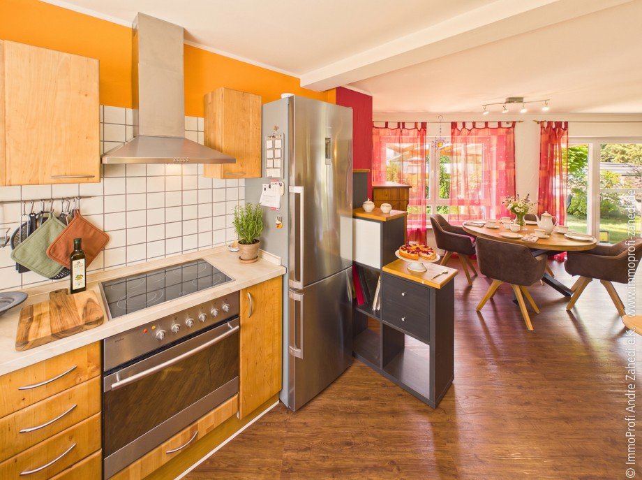 Blick von K�che Einfamilienhaus Dieburg