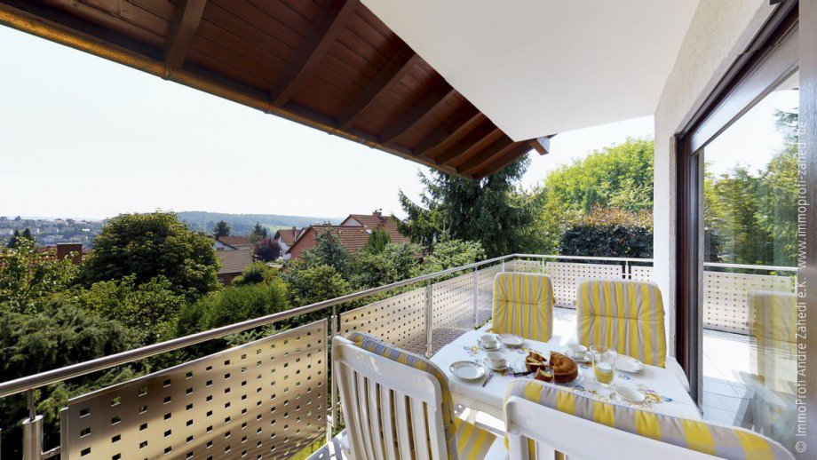 Balkon mit Weitblick Einfamilienhaus Gro�-Bieberau