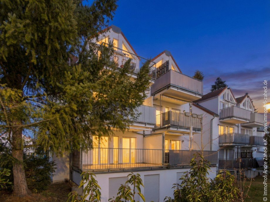 Ansicht Gartenseite Maisonettewohnung M�hltal