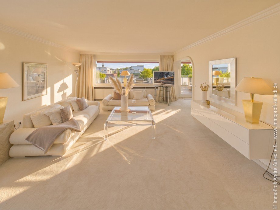 Wohnzimmer Penthousewohnung Neu-Isenburg / Gravenbruch