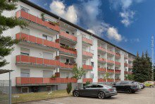 Hausansicht  mit Balkonen 2-Zimmer-Eigentumswohnung mit 2 Balkonen in Weiterstadt +VERKAUFT+