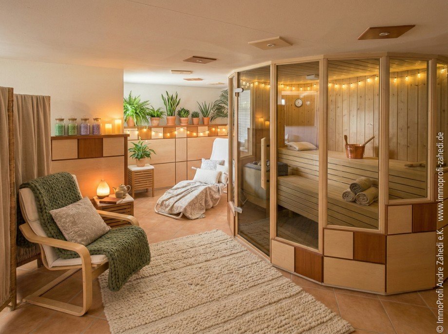 Saun + Wellness im UG Zweifamilienhaus Pfungstadt
