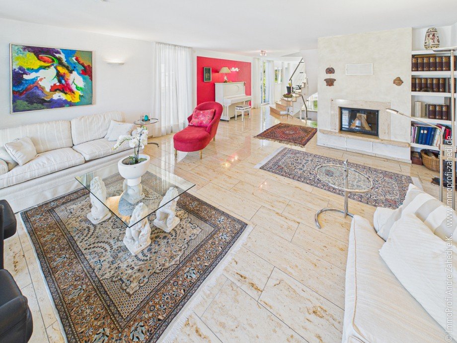 Wohnzimmer Doppelhaush�lfte Seeheim-Jugenheim