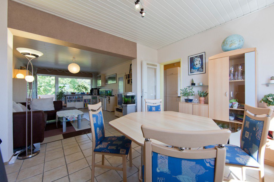 Wohn- und Esszimmer Dachgeschosswohnung Lorsch