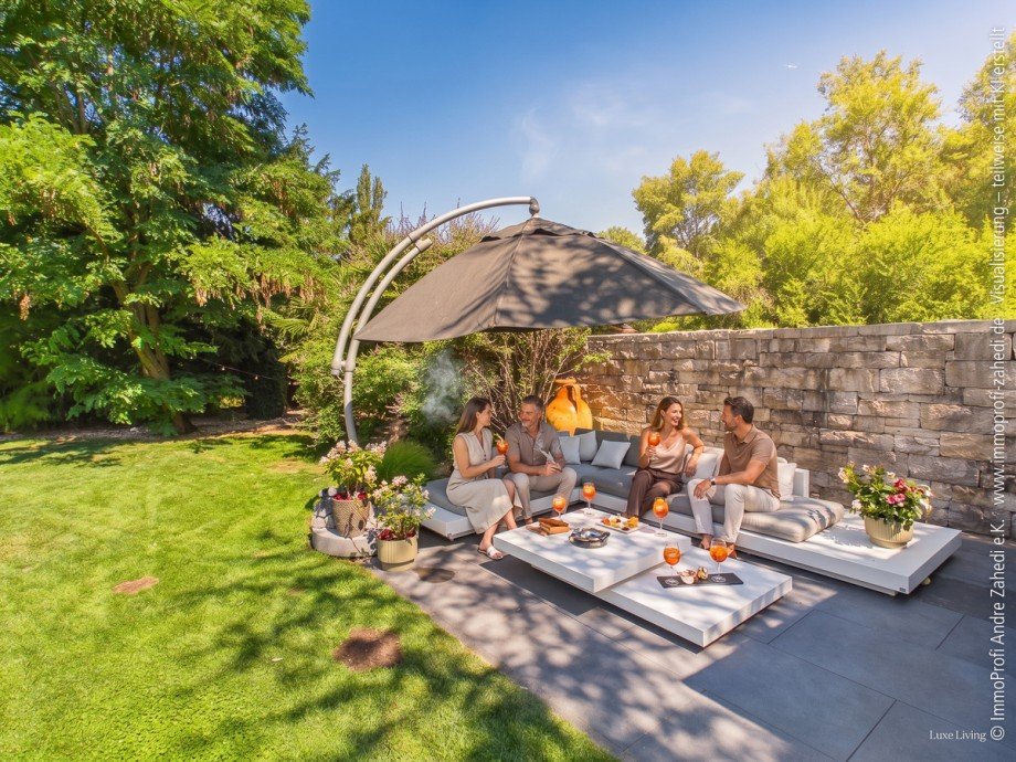 Garten mit Freisitz Einfamilienhaus Obertshausen-Hausen