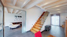 Blick vom Essbereich Freistehendes Traumhaus in M�hltal +VERKAUFT+