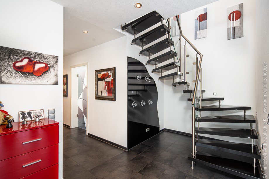 Diele/Granit Treppe Einfamilienhaus Gernsheim