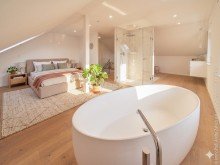 Studio Dachgalerie mit offemem Bad Doppelhaush�lfte mit Wow-Effekt: M�hltal-Trautheim +RESERVIERT+