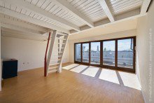 Wohnzimmer mit Galerie 5-Zimmer-ETW in Darmstadt +VERKAUFT+