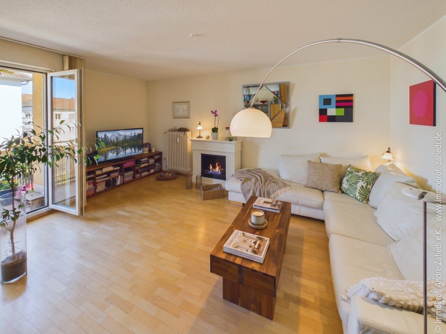 Wohnzimmer Etagenwohnung Darmstadt