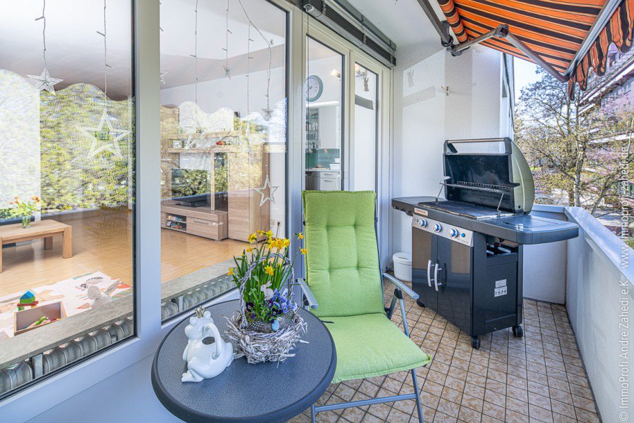 Balkon Dachgeschosswohnung Darmstadt