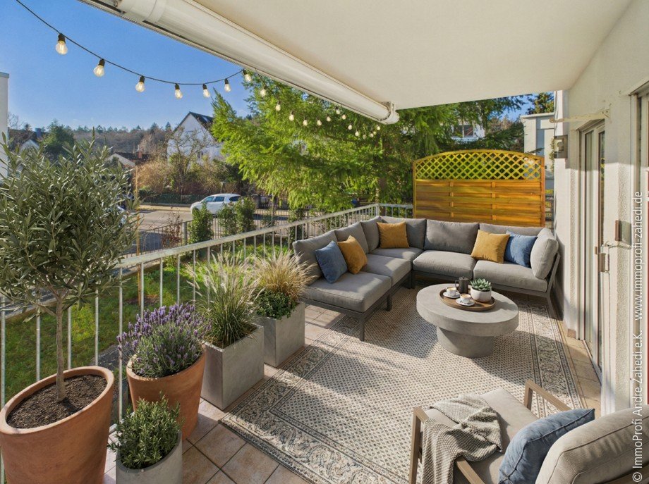 Sonnenbalkon Maisonettewohnung M�hltal