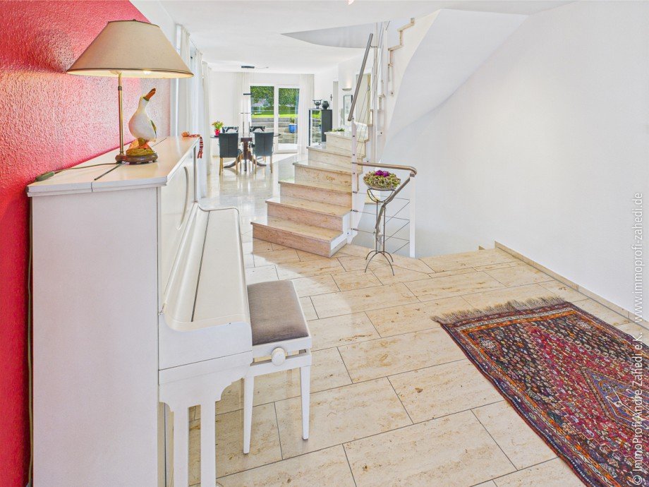 Blick vom Wohnzimmer Doppelhaush�lfte Seeheim-Jugenheim